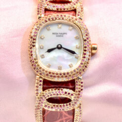 Patek Philippe Ellipse 18K Yellow Gold Quartz watch Ref. 4830 with Diamonds,Rubies,Sapphires
