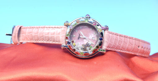 Chopard Happy Sport watch Stainless Steel w/Diamonds,Sapphires,Rubies Ref.27/8921 - Image 5