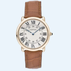 2000s Mens' De Cartier Ronde Louis Manual watch in 18K Rose Gold Ref.2889