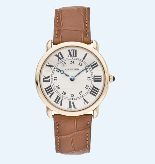 2000s Mens' De Cartier Ronde Louis Manual watch in 18K Rose Gold Ref.2889