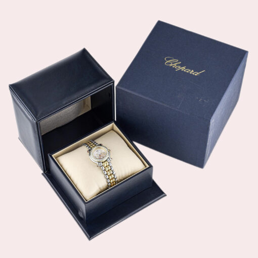 Women Chopard Happy Sport watch 18K Yellow Gold & SS w/Rubies, Diamonds 27/8251 - Image 2