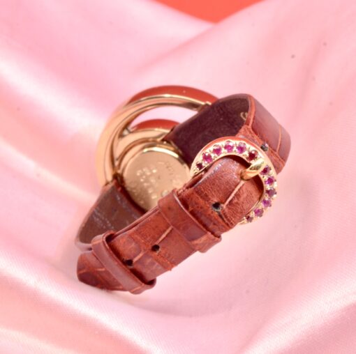 Chopard Double Loop watch in 18K Rose Gold w/Diamonds &Rubies Ref. 4534/1 129198 - Image 7