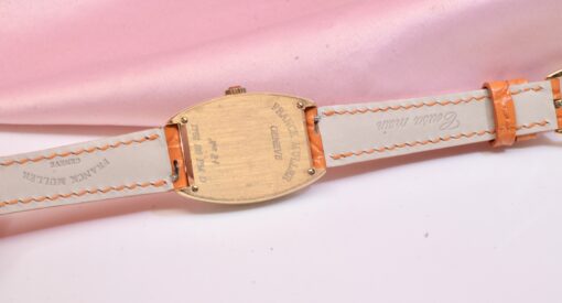 Franck Muller Cintree Curvex 18K Yellow Gold w/Diamonds Ref.1751S6PMD box/papers - Image 6