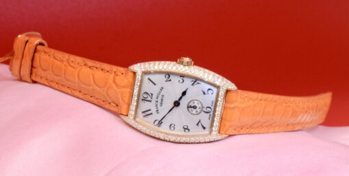 Franck Muller Cintree Curvex 18K Yellow Gold w/Diamonds Ref.1751S6PMD box/papers - Image 5
