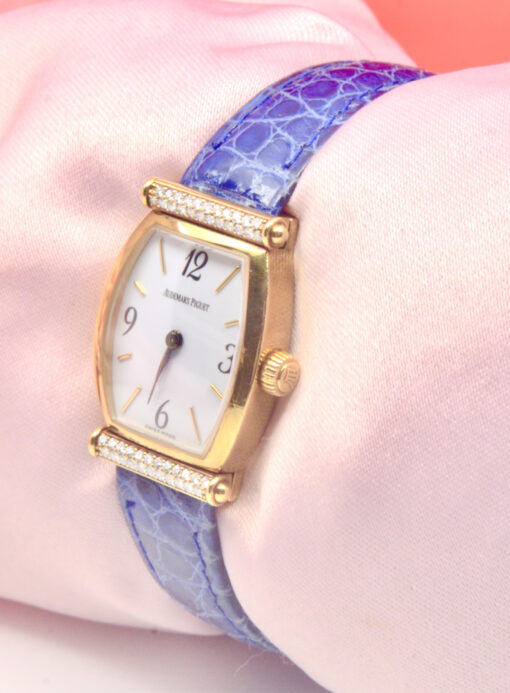 1990s Audemars Piguet Carnegie Collection Ladies' watch 18K YG w/Diamonds & Box - Image 6