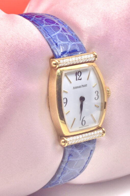 1990s Audemars Piguet Carnegie Collection Ladies' watch 18K YG w/Diamonds & Box - Image 5