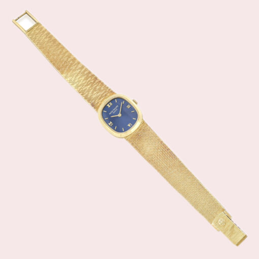 Vintage 1980s Ladies Patek Philippe Geneve 18K Yellow Gold watch Ref.4132/1 - Image 2