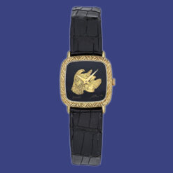 Vintage 1970s Piaget watch in 18K Yellow Gold  Ref.9902 with Black Onyx dial