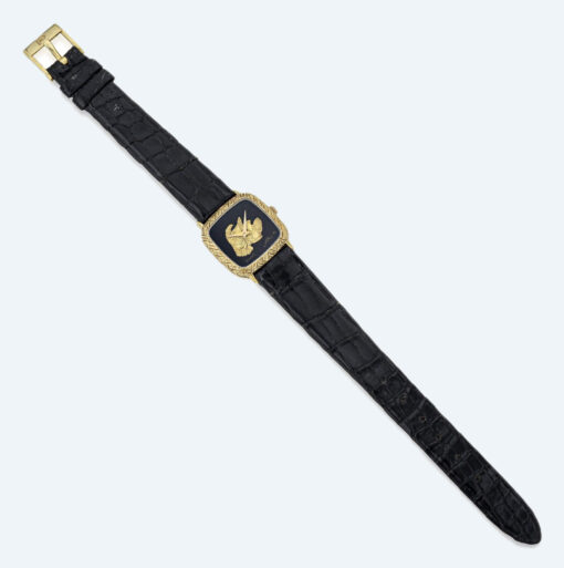 Vintage 1970s Piaget watch in 18K Yellow Gold  Ref.9902 with Black Onyx dial - Image 9