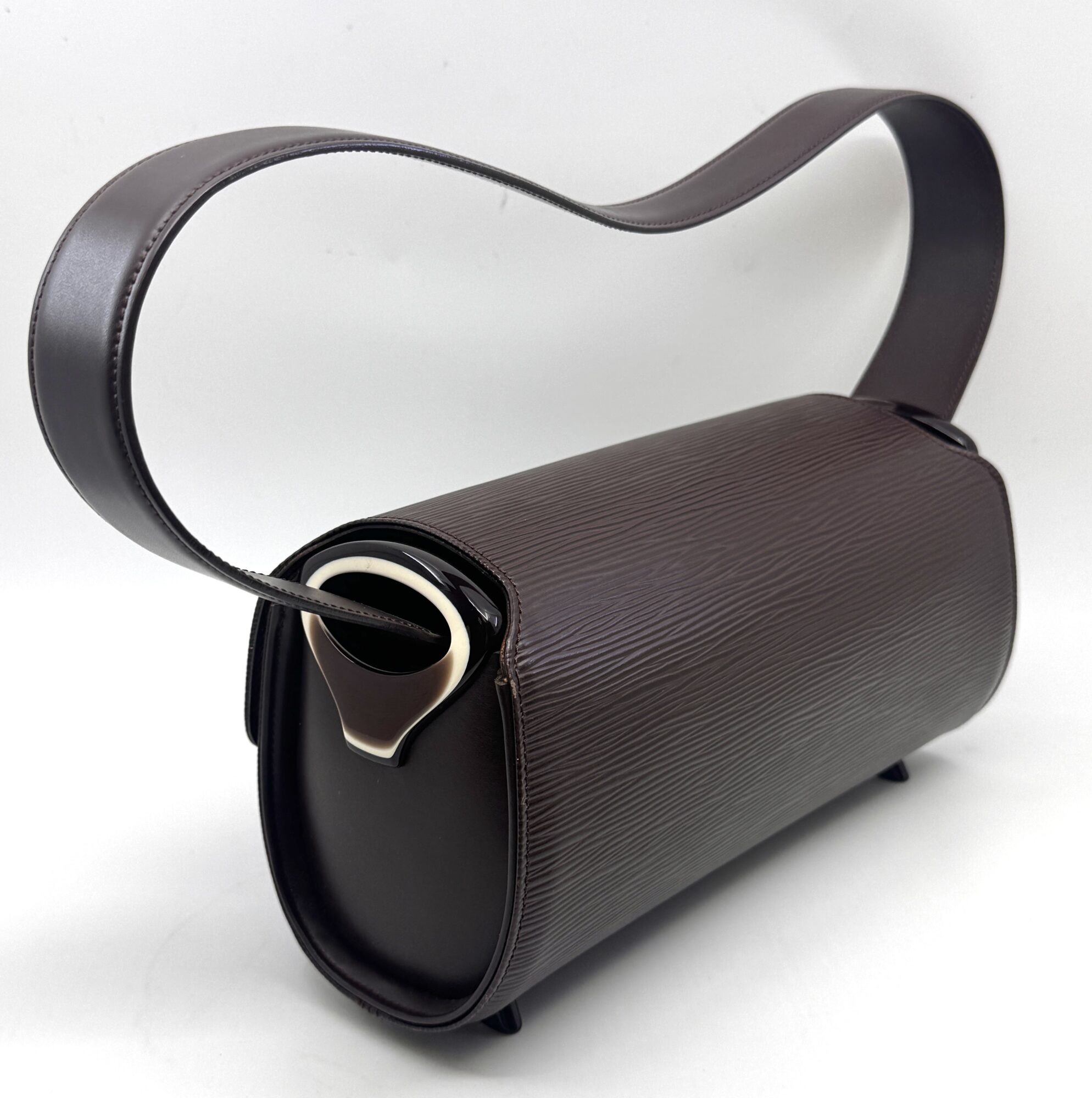 Authentic Louis Vuitton Epi Nocturne PM Shoulder Bag-Moka M5218D - Image 4