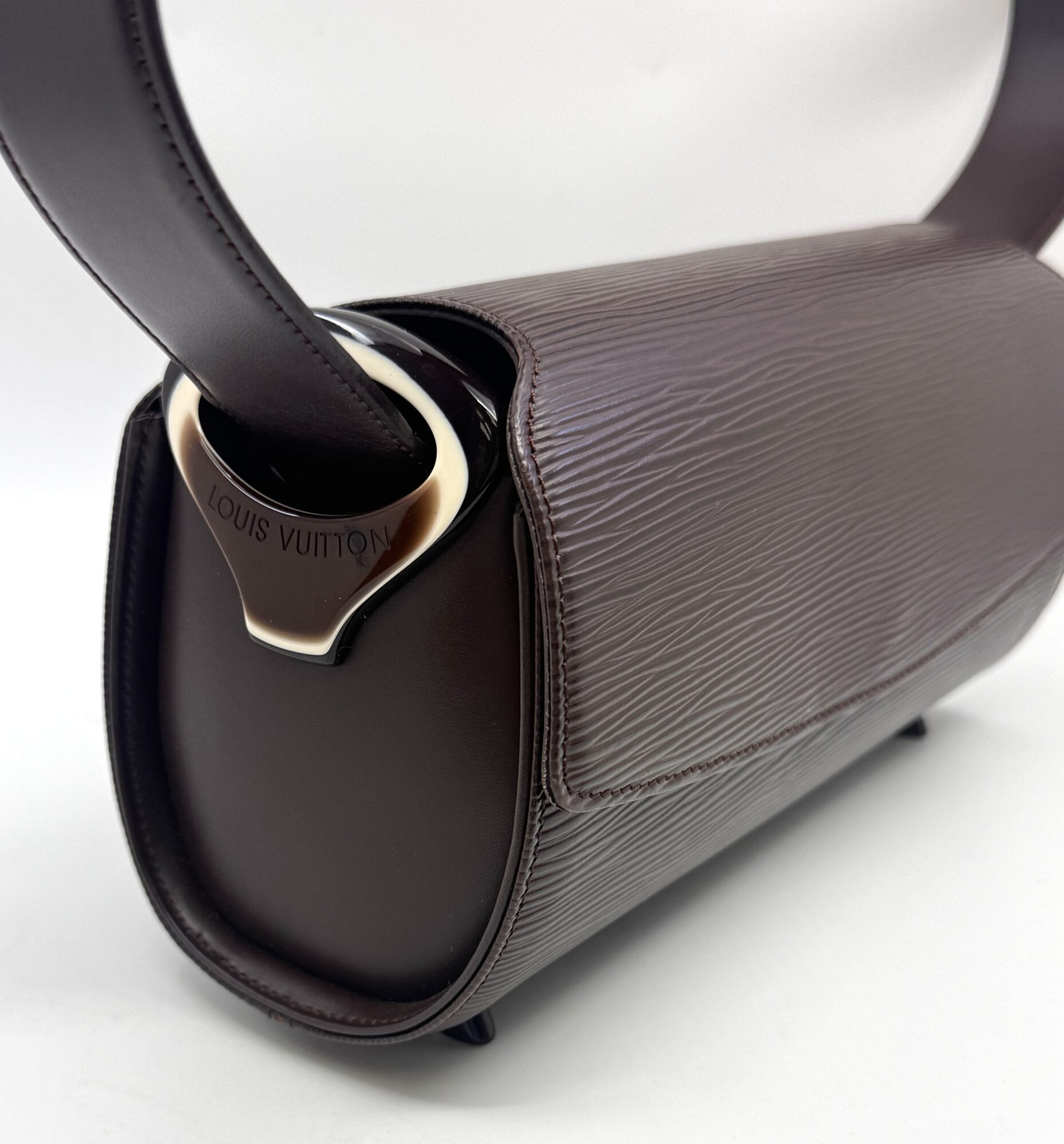 Authentic Louis Vuitton Epi Nocturne PM Shoulder Bag-Moka M5218D - Image 6