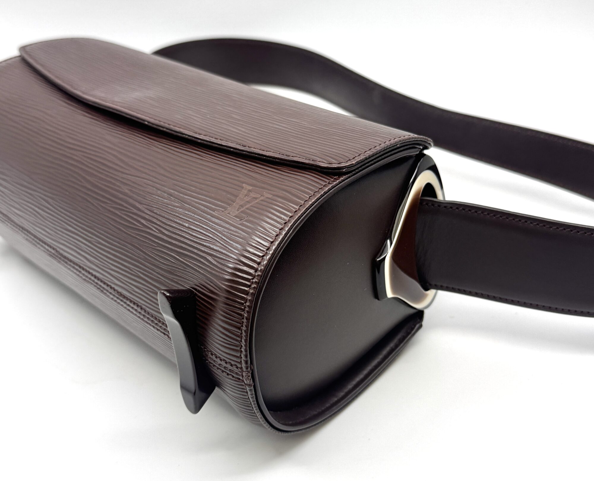 Authentic Louis Vuitton Epi Nocturne PM Shoulder Bag-Moka M5218D - Image 8