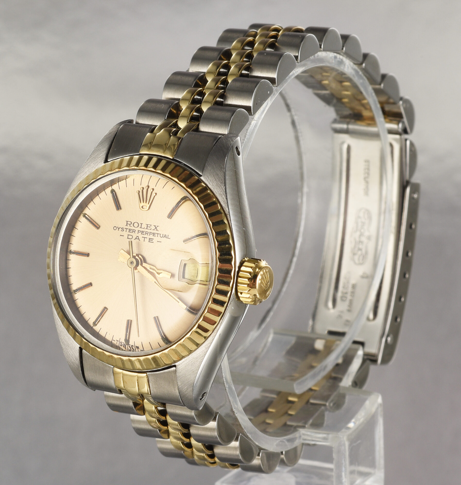 Rolex Oyster Perpetual Date Stainless Steel & 14K YG Watch Ref.6917/3;box&papers - Image 2