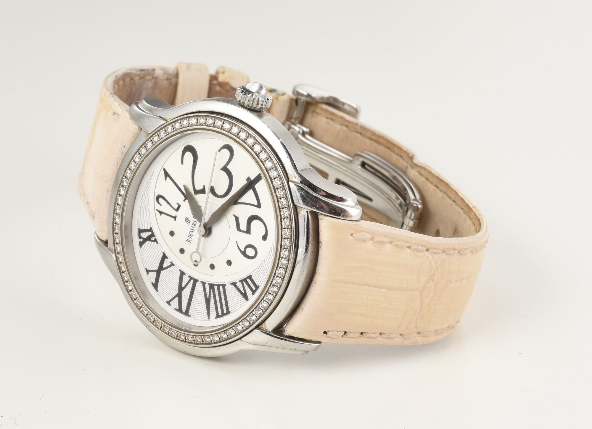 Audemars Piguet Millenary 18K White Gold With Diamonds  Watch  Ref. 77301ST.ZZ.D015CR.01 - Image 8