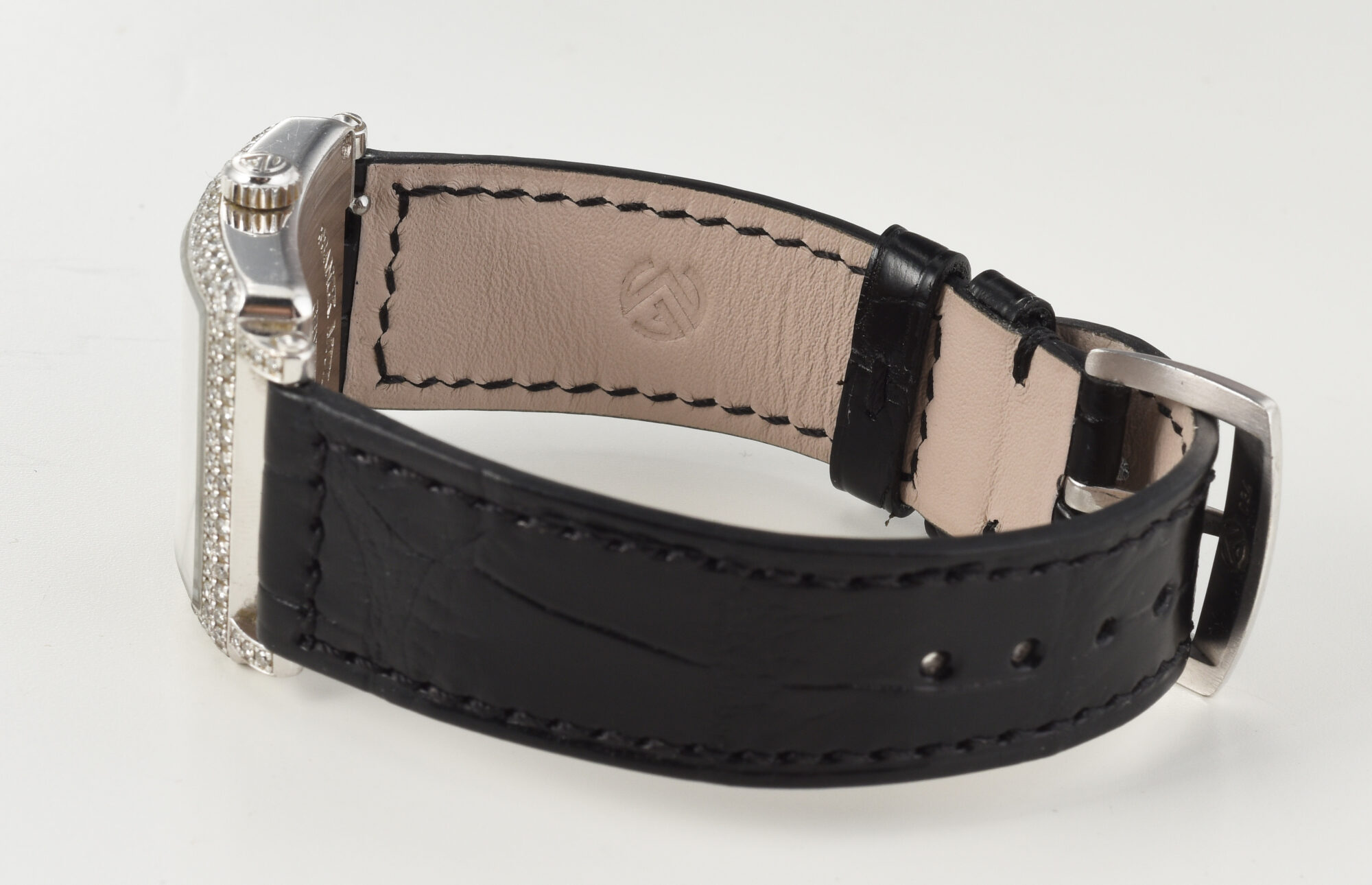 Franck Muller Master Square Ref.6002 QZ D watch in 18K White Gold; w/box&papers - Image 5