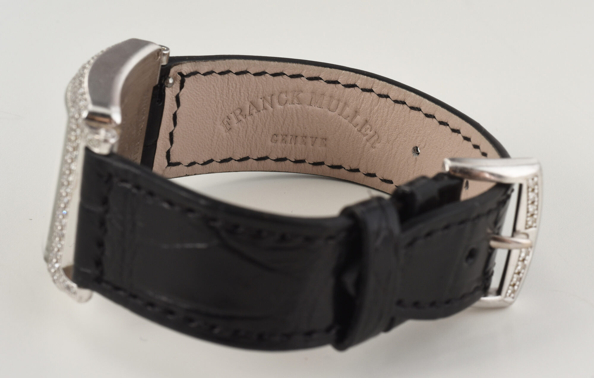 Franck Muller Master Square Ref.6002 QZ D watch in 18K White Gold; w/box&papers - Image 7