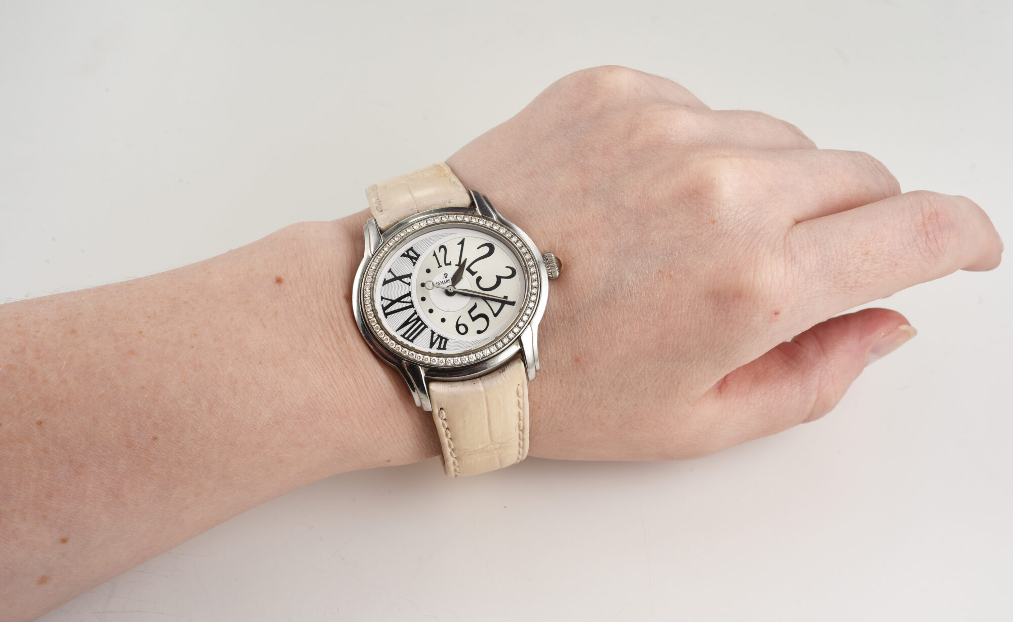 Audemars Piguet Millenary 18K White Gold With Diamonds  Watch  Ref. 77301ST.ZZ.D015CR.01 - Image 2