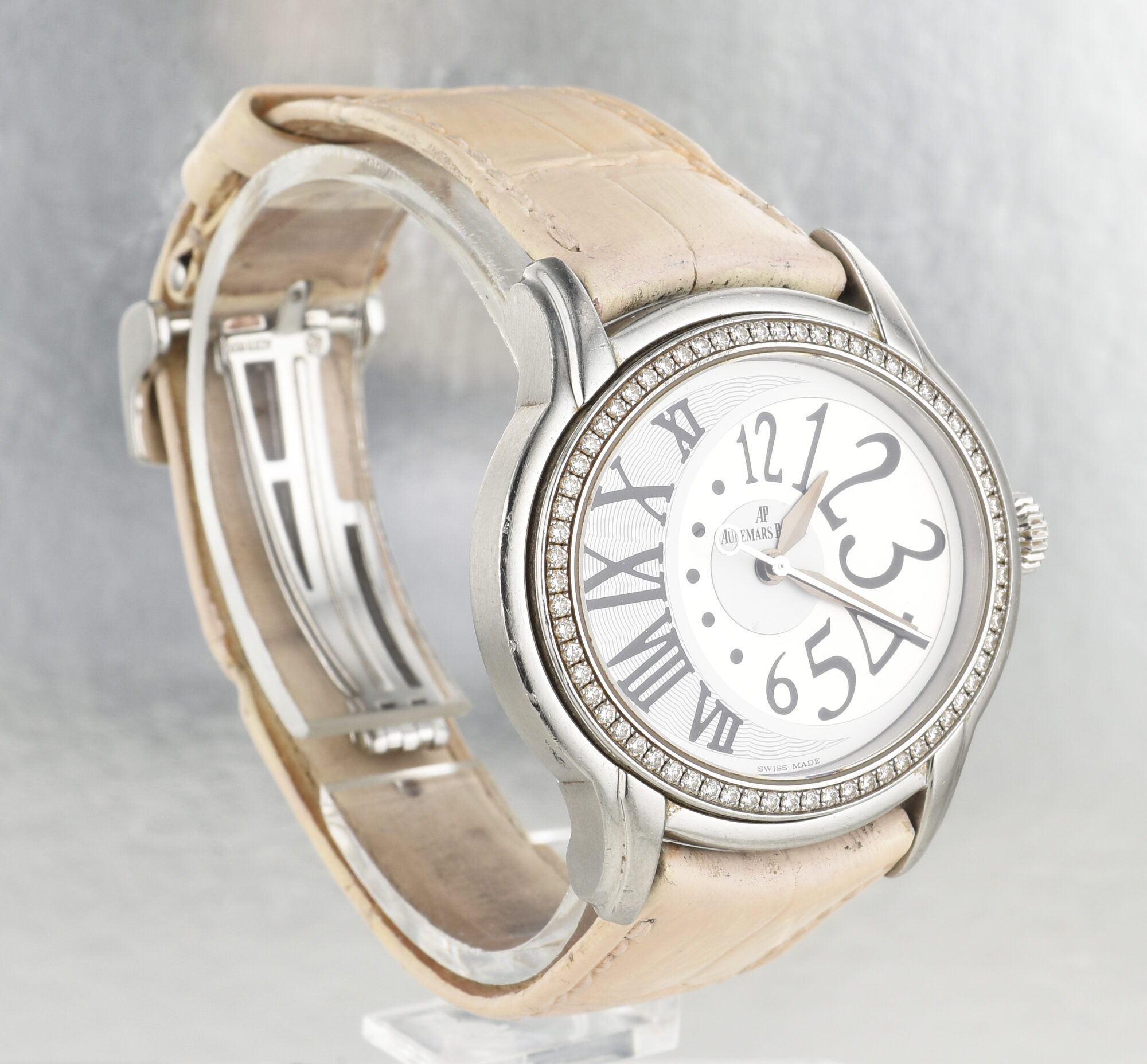 Audemars Piguet Millenary 18K White Gold With Diamonds  Watch  Ref. 77301ST.ZZ.D015CR.01 - Image 4