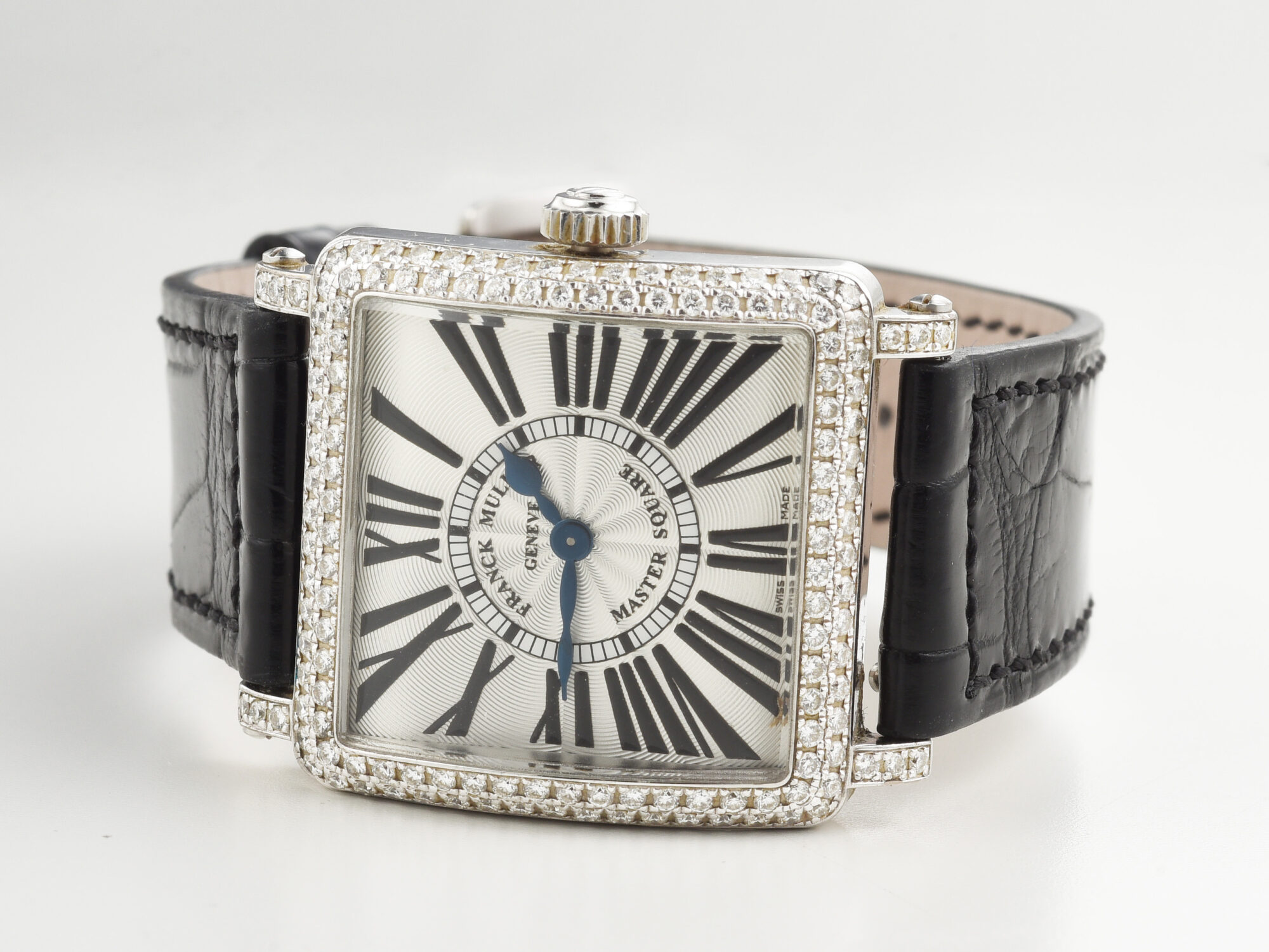 Franck Muller Master Square Ref.6002 QZ D watch in 18K White Gold; w/box&papers - Image 8