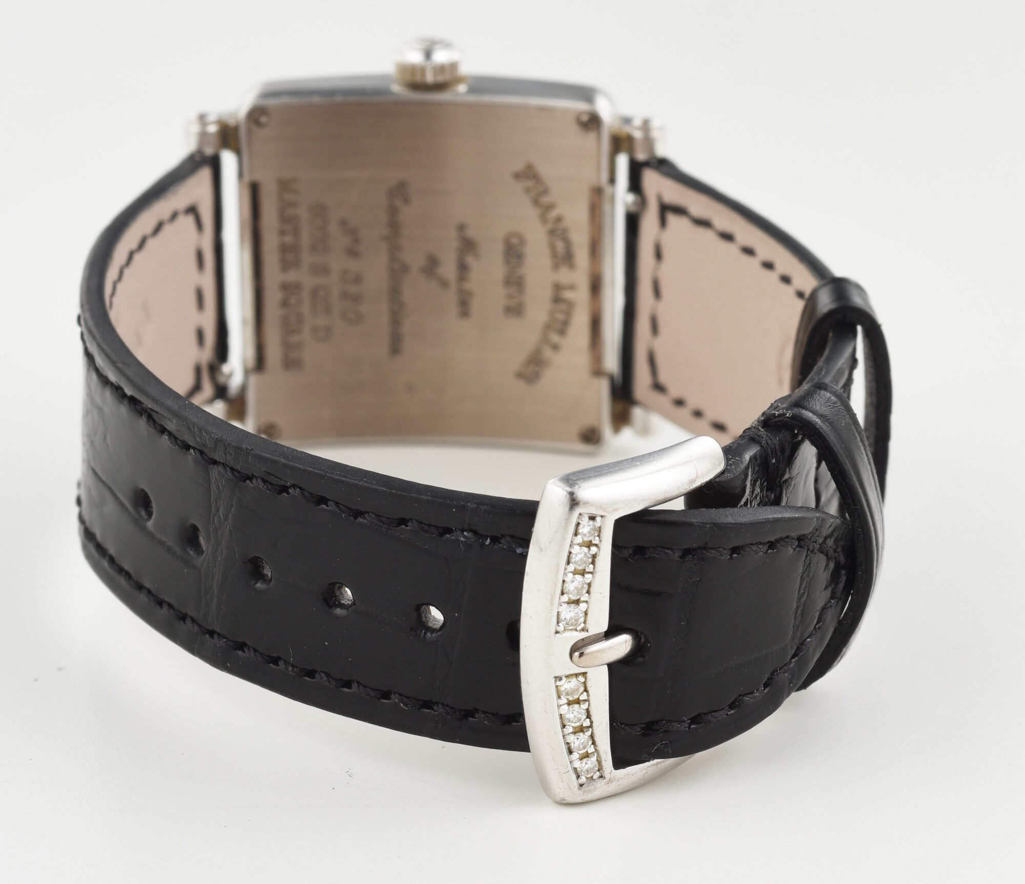 Franck Muller Master Square Ref.6002 QZ D watch in 18K White Gold; w/box&papers - Image 9