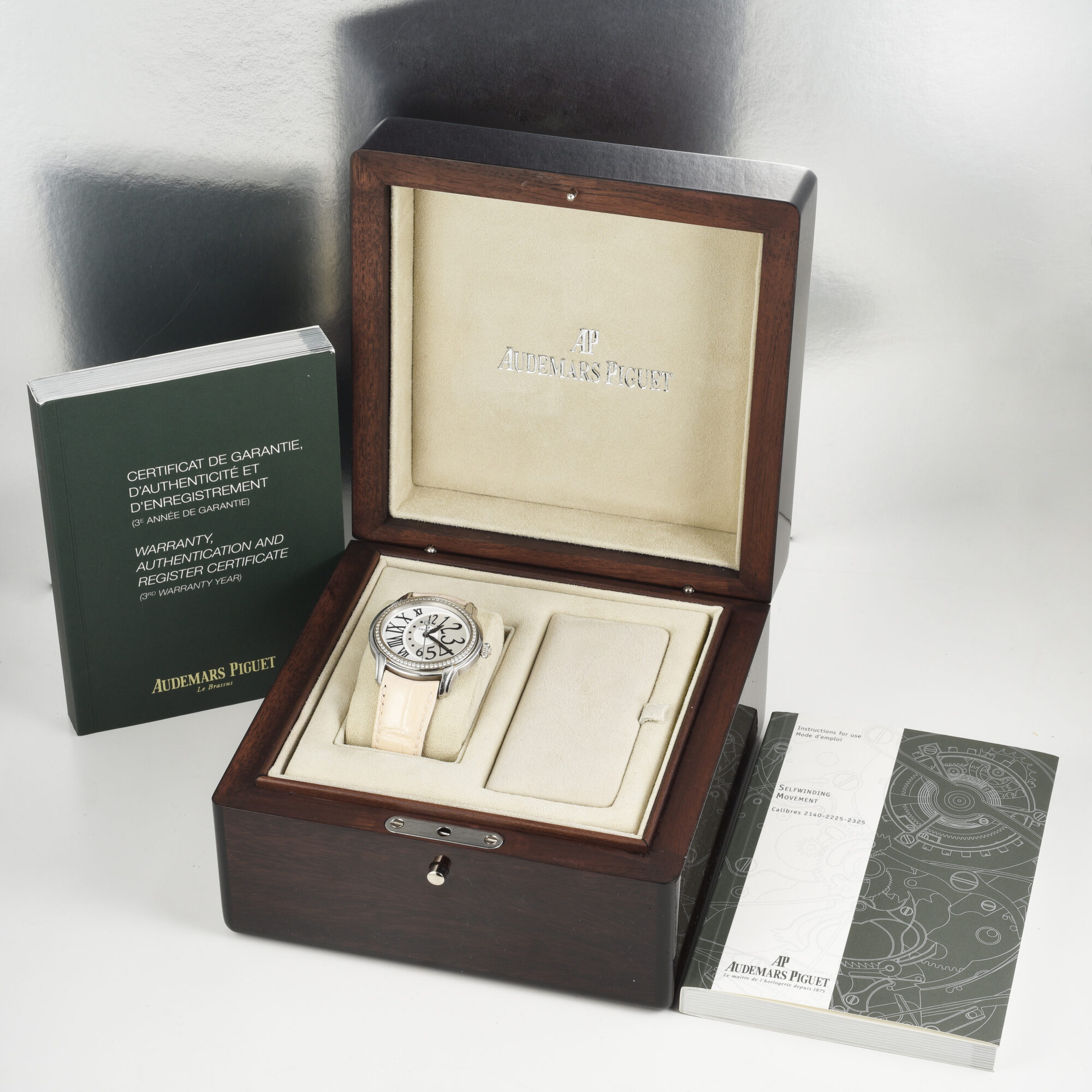 Audemars Piguet Millenary 18K White Gold With Diamonds  Watch  Ref. 77301ST.ZZ.D015CR.01 - Image 5