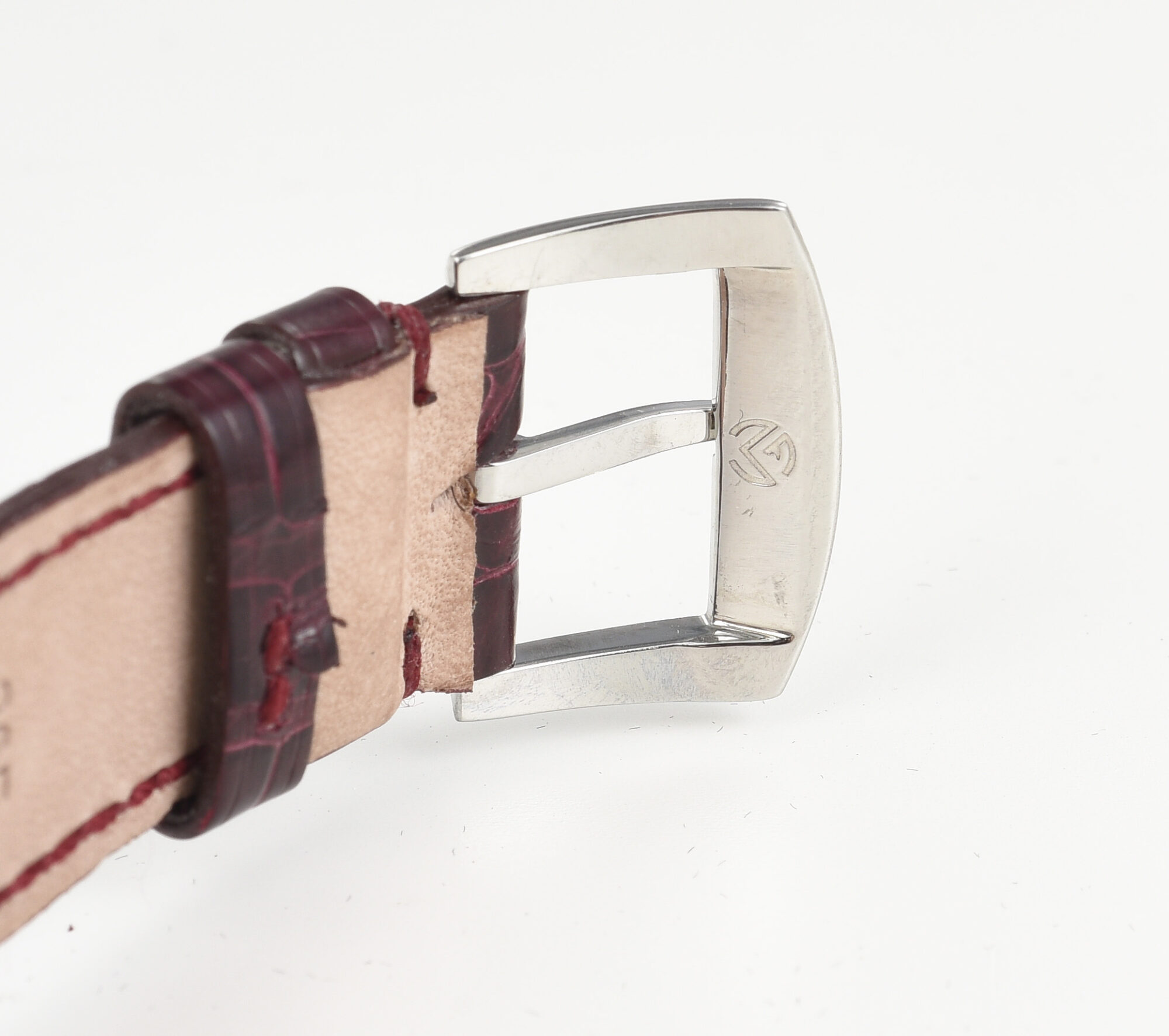 Franck Muller Long Island in steel with rainbow stones on bezel, with box - Image 9