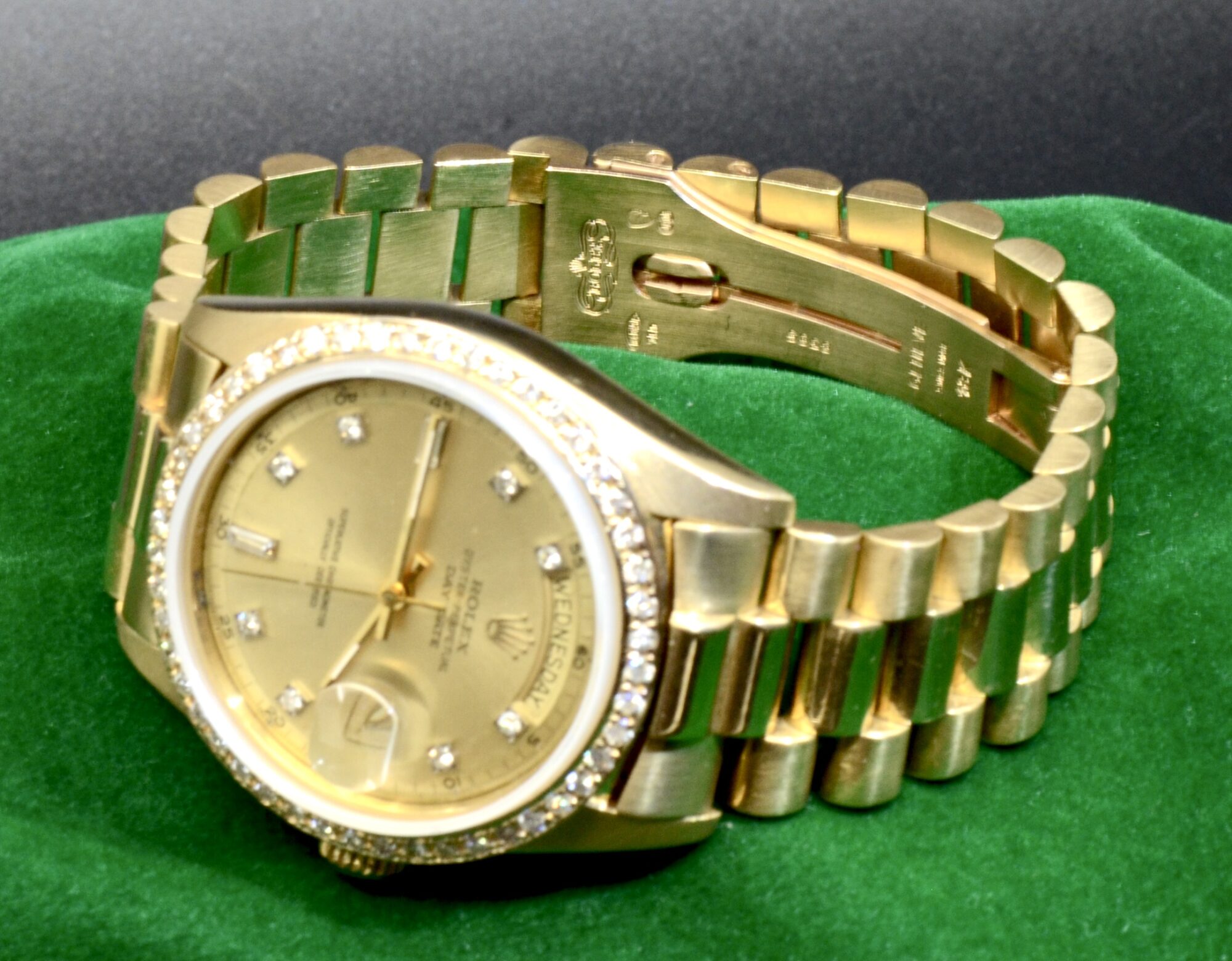 Men's Rolex Day-Date watch Ref.1803 18K Yellow Gold with Diamonds 123.5GM - Image 8