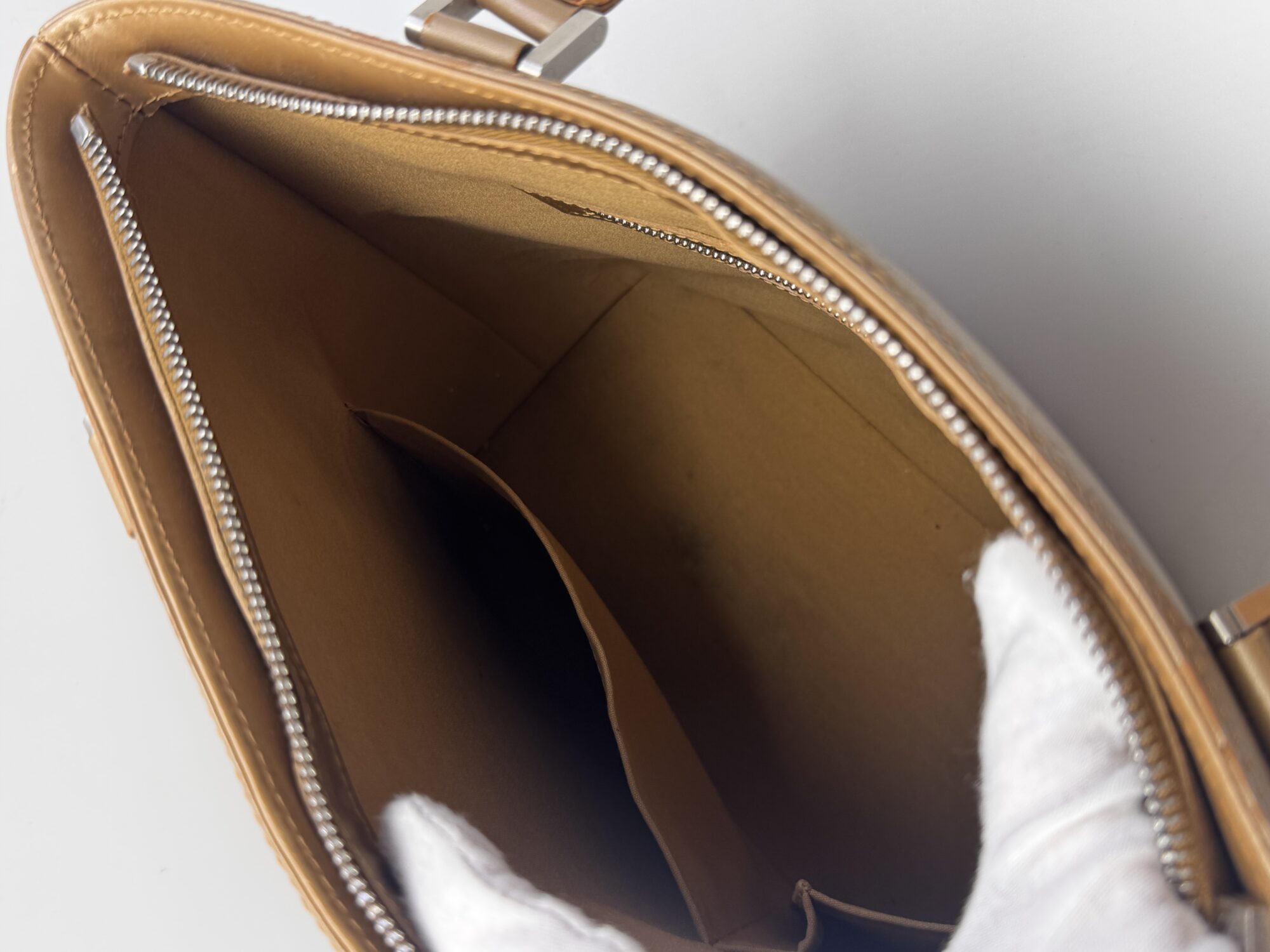Authentic Louis Vuitton Monogram Matte Stockton Tote Bag-Matte Ambre M55117 - Image 17