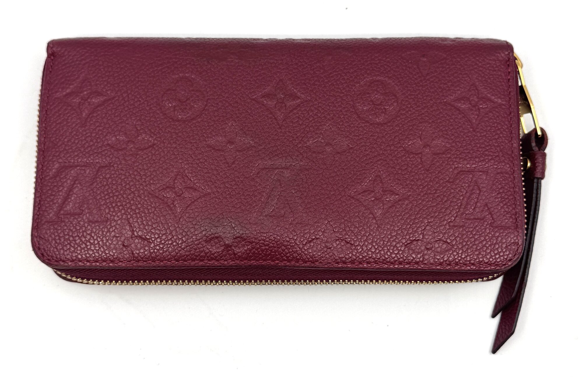 Authentic Louis Vuitton Monogram Zippy Wallet Empreinte Leather M62057 - Image 3