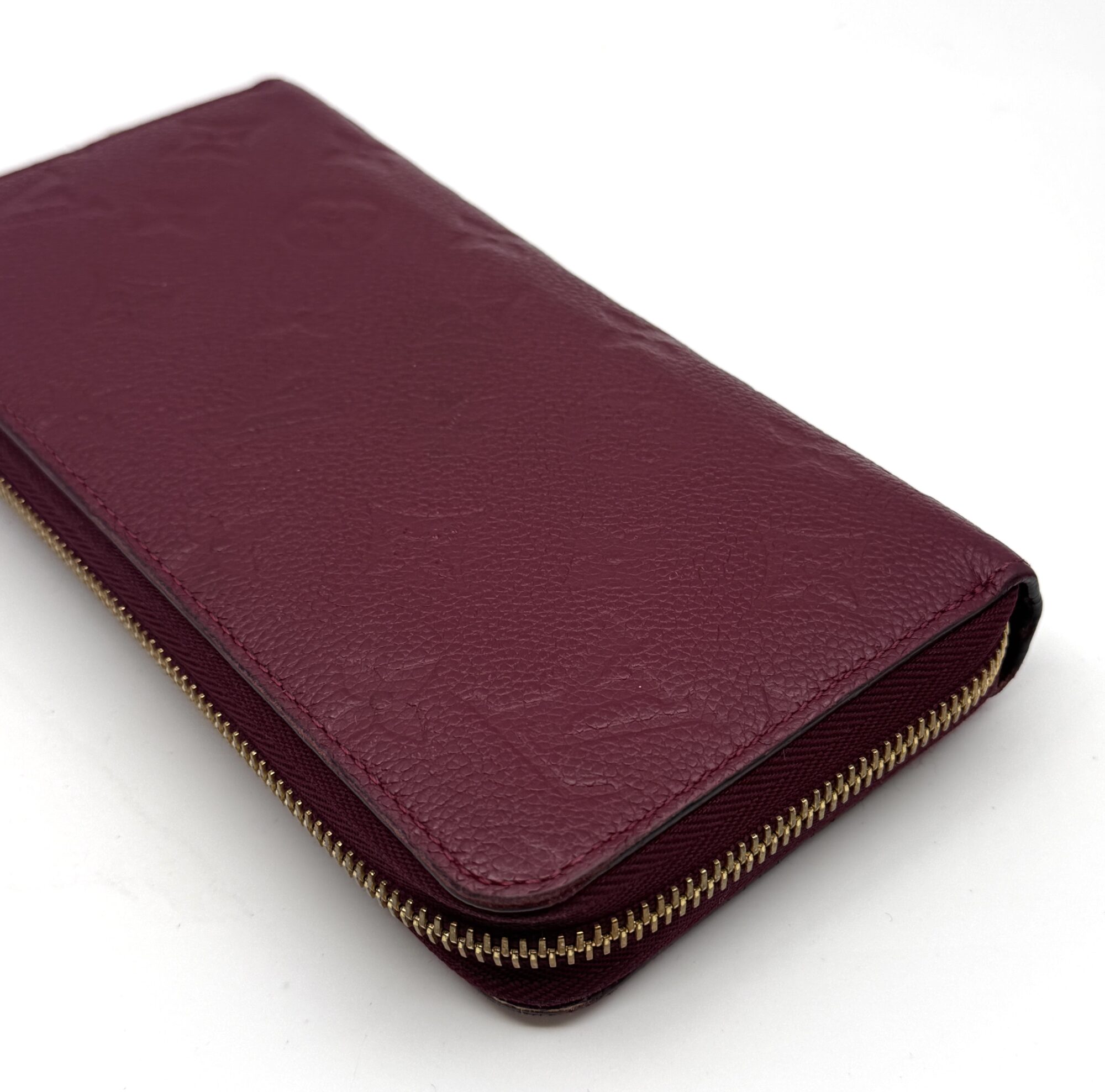 Authentic Louis Vuitton Monogram Zippy Wallet Empreinte Leather M62057 - Image 7