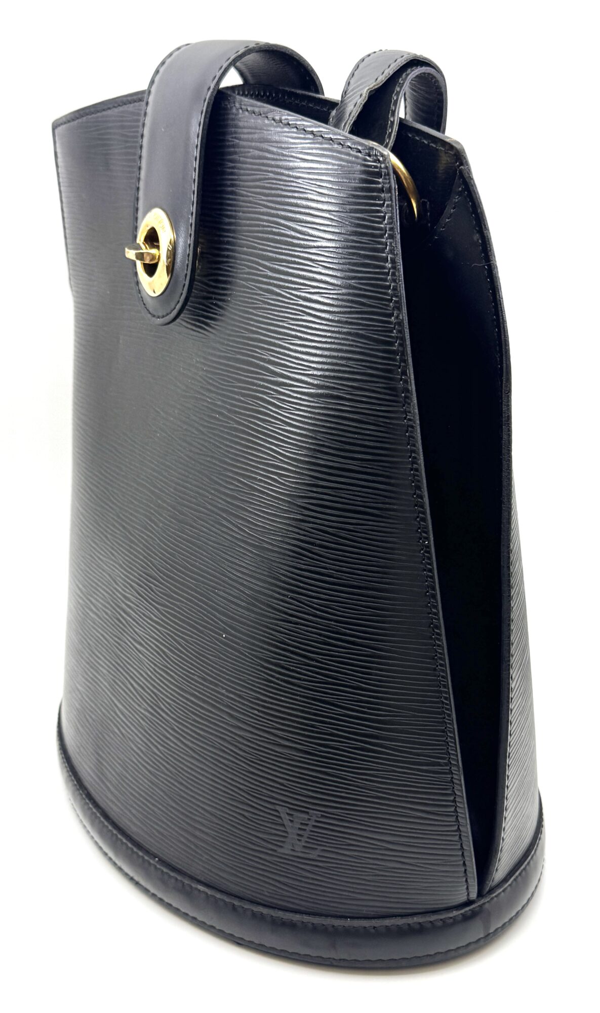 Authentic Louis Vuitton Epi Cluny Shoulder Bag, Black color M52252 - Image 5