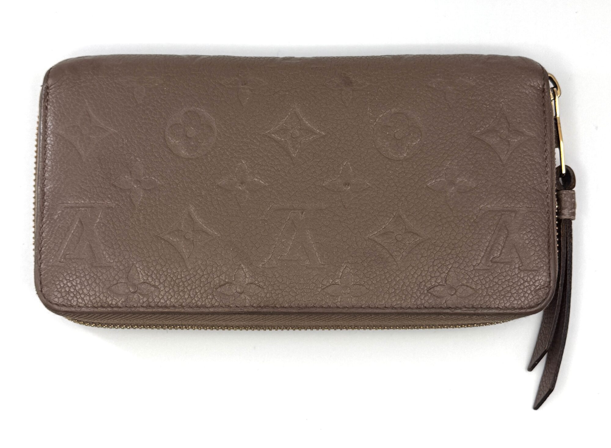 Authentic Louis Vuitton Monogram Zippy Wallet Empreinte Leather M60738 - Image 4