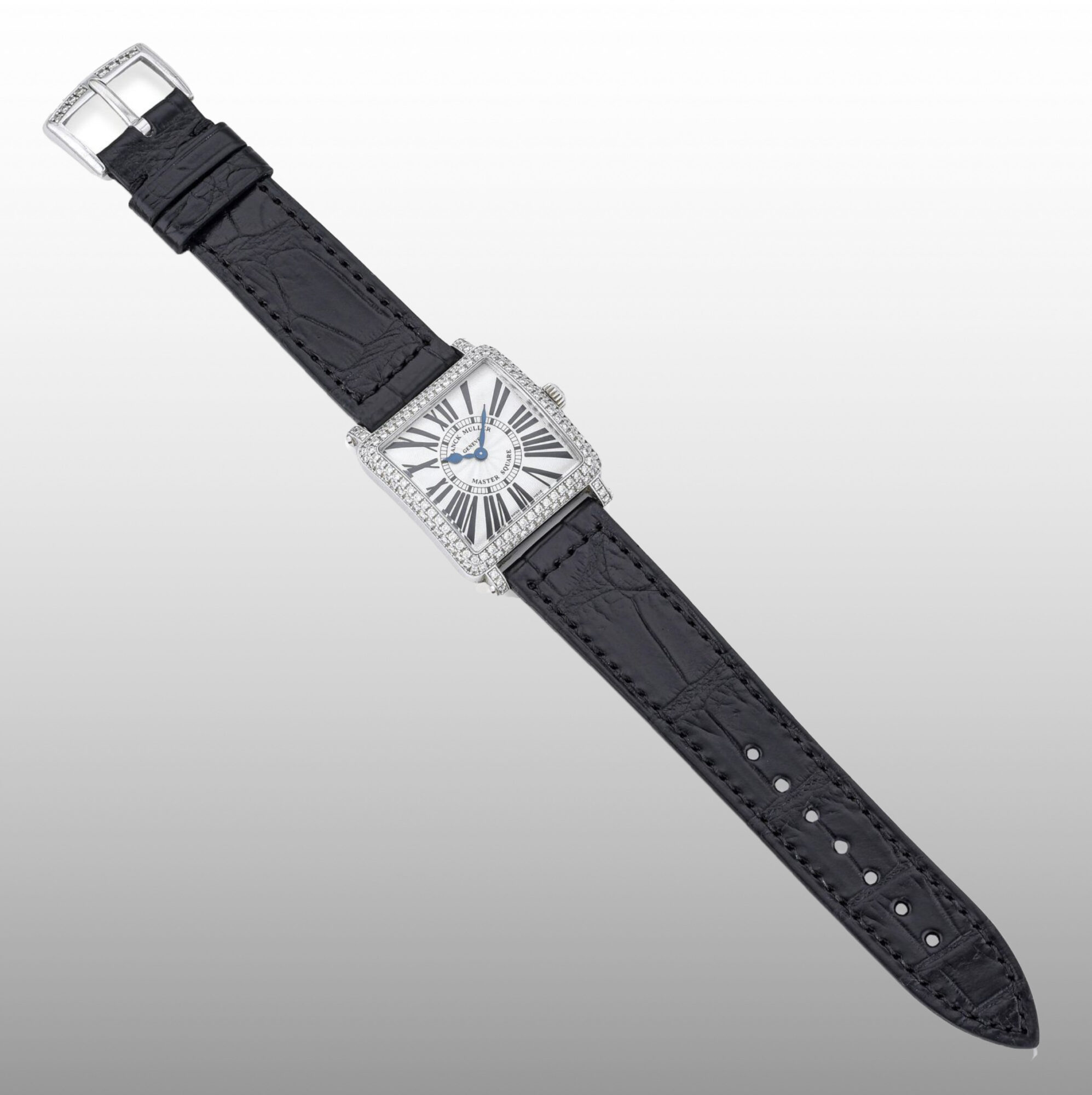 Franck Muller Master Square Ref.6002 QZ D watch in 18K White Gold; w/box&papers - Image 12