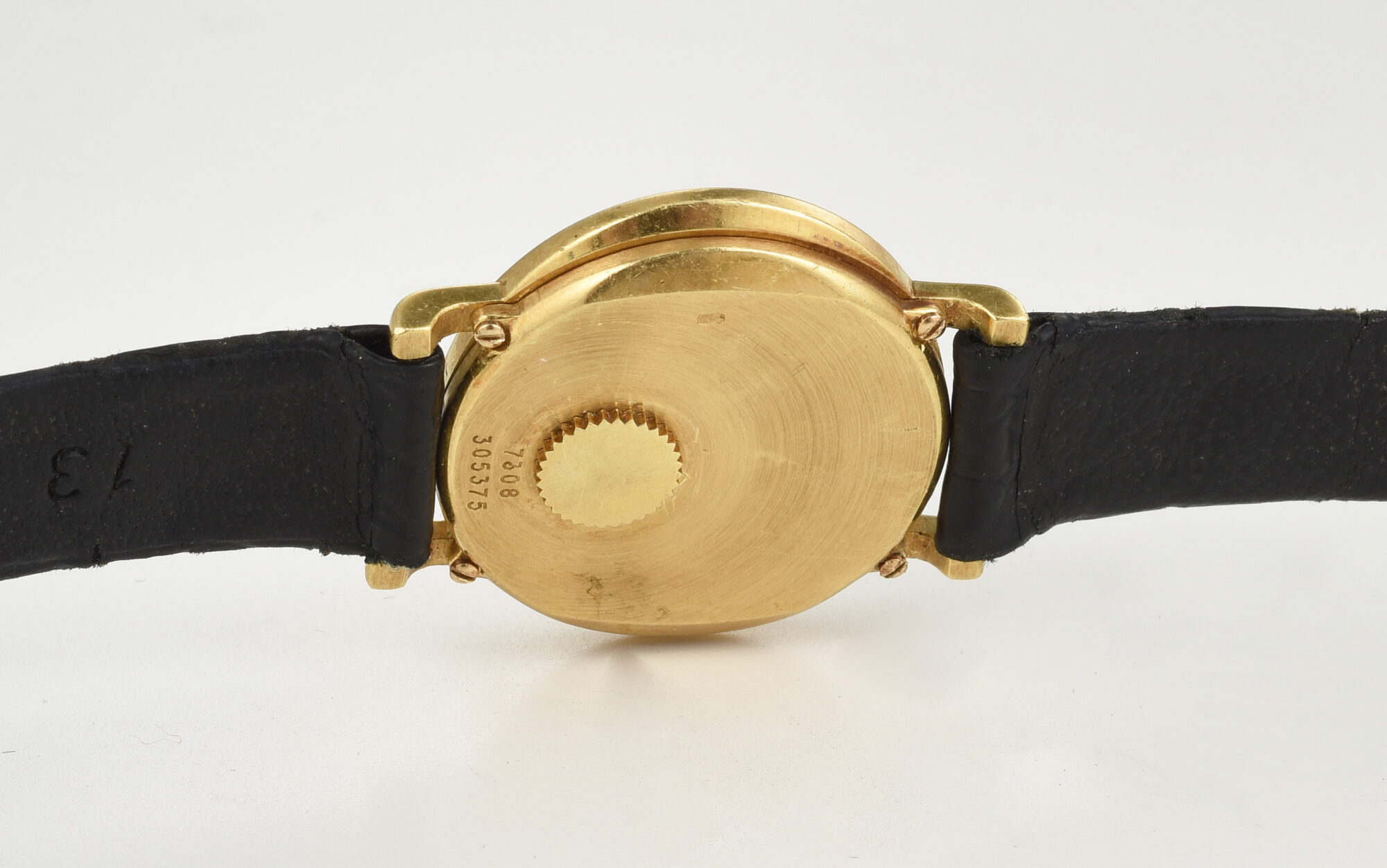 1980s Ladies' Piaget Quartz watch in 18K Yellow Gold w/Back-set crown Ref. 7308 - Image 9