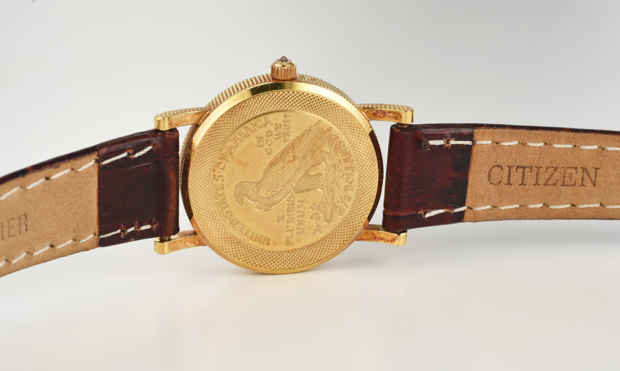 Ladies Corum 1980s 2 1/2 Dollar coin watch 22k Gold watch in 18K Yellow Gold - Image 12