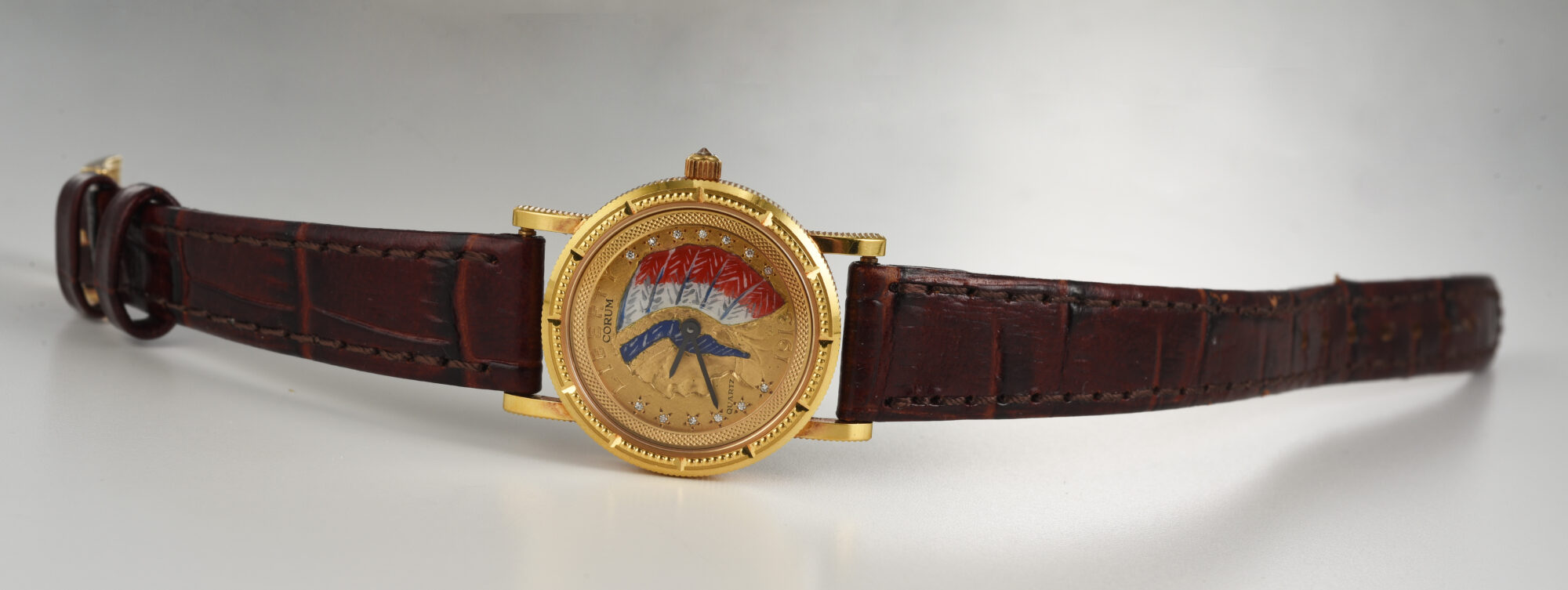 Ladies Corum 1980s 2 1/2 Dollar coin watch 22k Gold watch in 18K Yellow Gold - Image 10