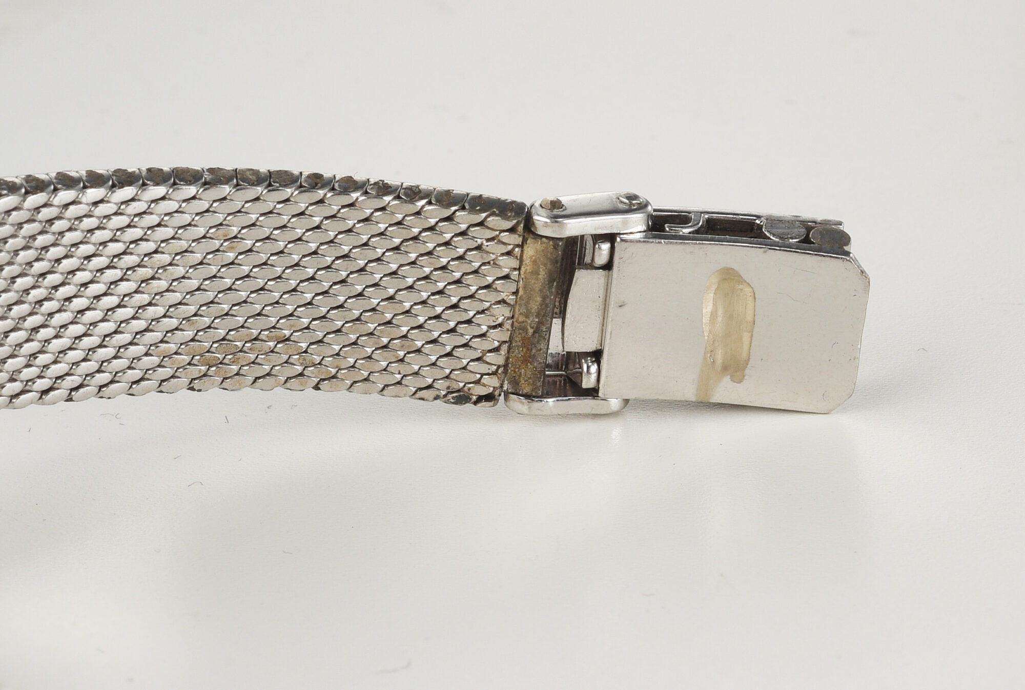 Vintage 1976 Ladies' ROLEX Precision Steel & Silver watch w/Diamonds Ref.2649 - Image 10