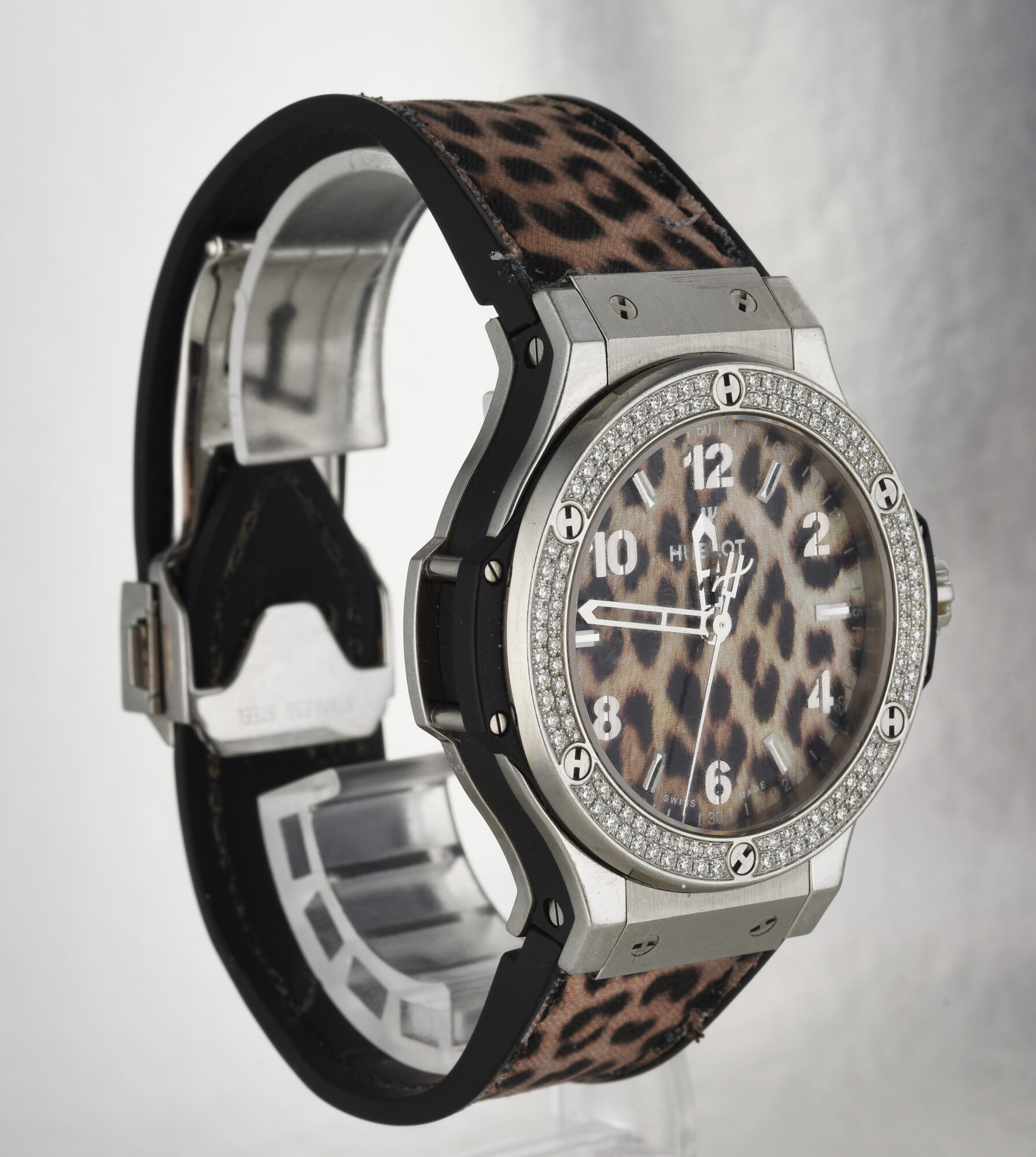 2015 Hublot Big Bang 38MM Quartz "Leopard" Dial watch Ref. 361.SX.7710.NR.1104.JLE14 w/box&papers - Image 5