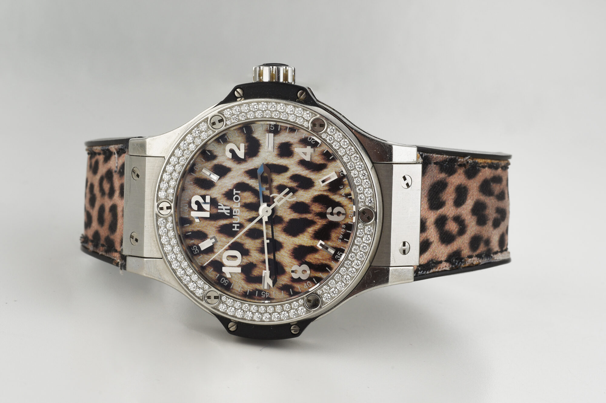 2015 Hublot Big Bang 38MM Quartz "Leopard" Dial watch Ref. 361.SX.7710.NR.1104.JLE14 w/box&papers - Image 8