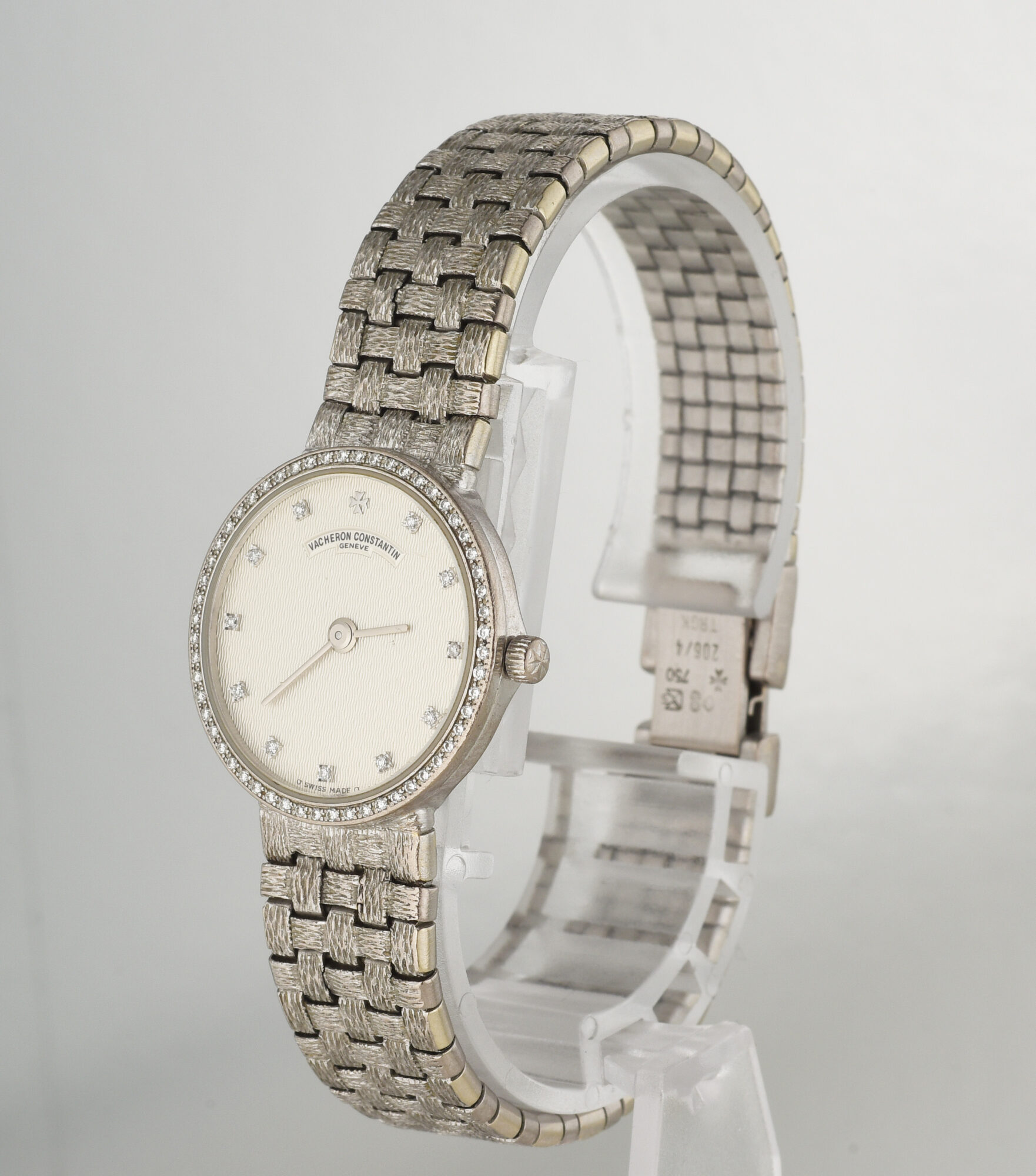Vintage Ladies' Vacheron Constantin in 18K White Gold Watch w/Diamonds Ref.25193 - Image 4