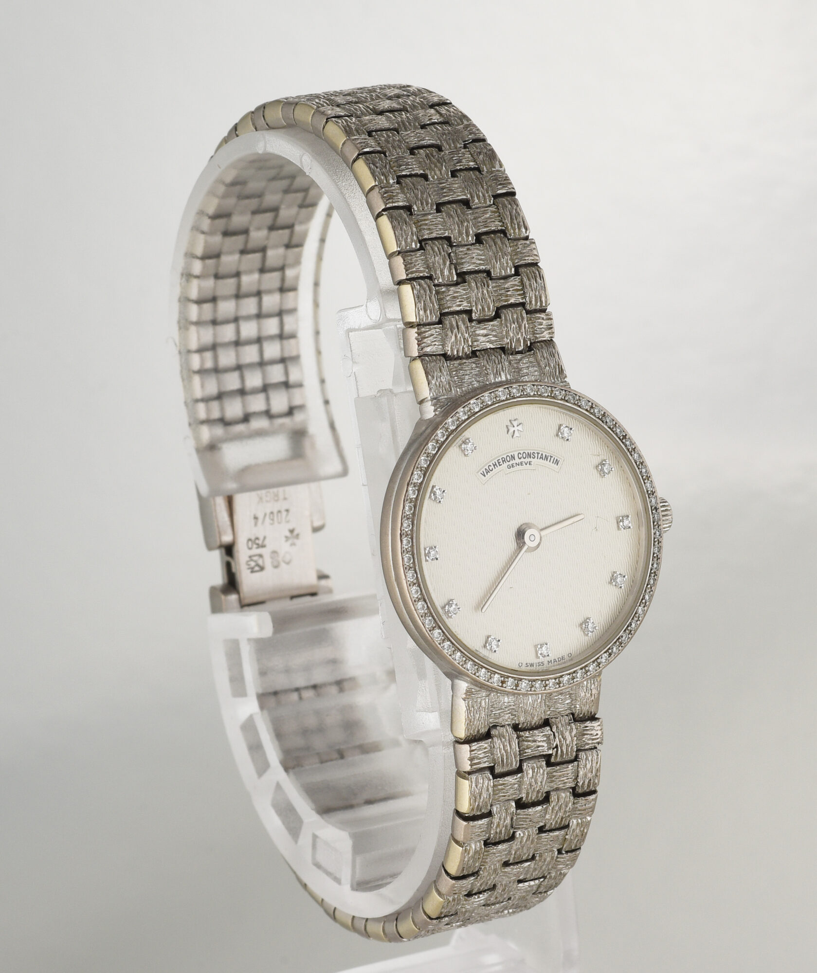 Vintage Ladies' Vacheron Constantin in 18K White Gold Watch w/Diamonds Ref.25193 - Image 5