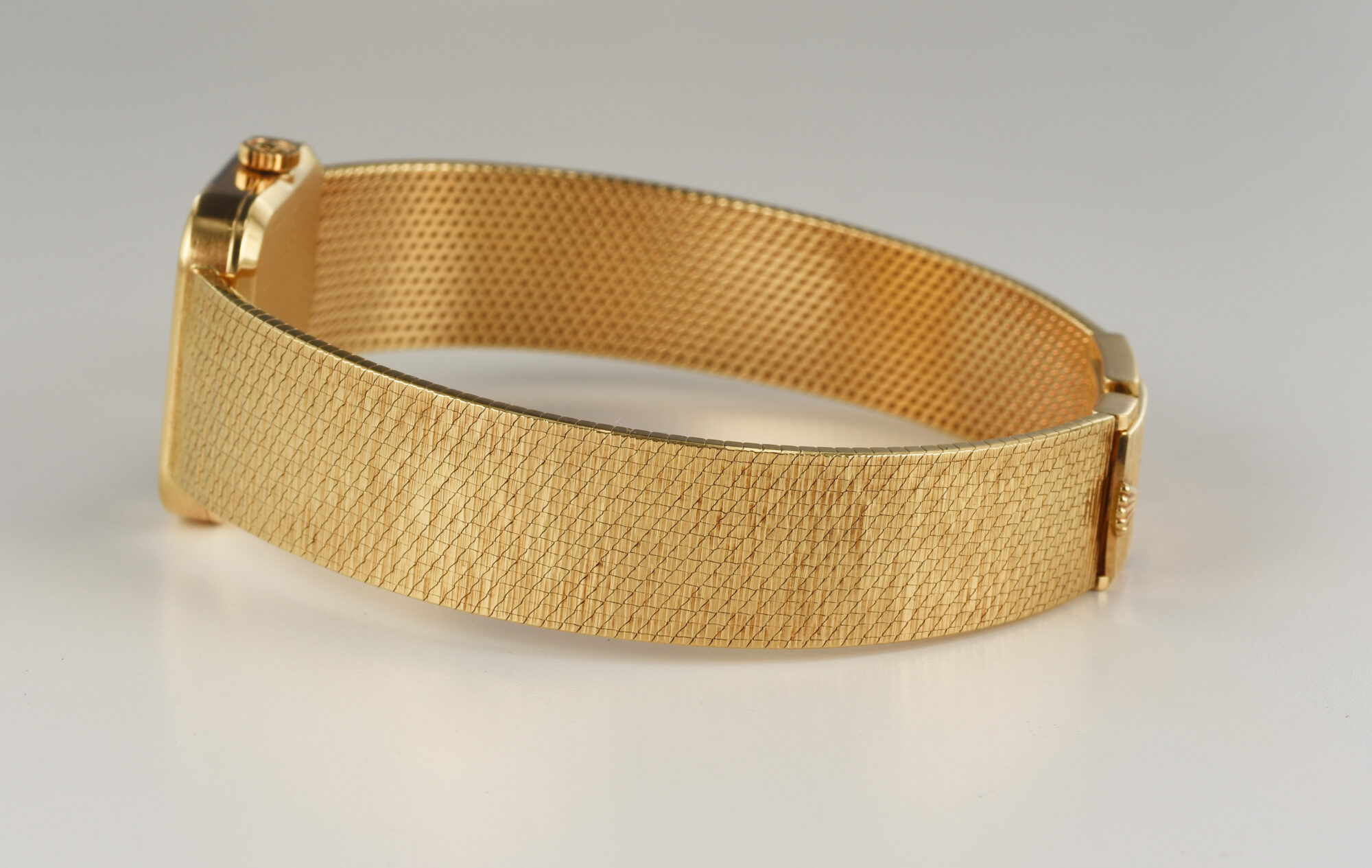 Vintage 1976 Rolex Cellini watch 18K Yellow Gold with Diamonds/Lapis dial Ref.4628 - Image 8