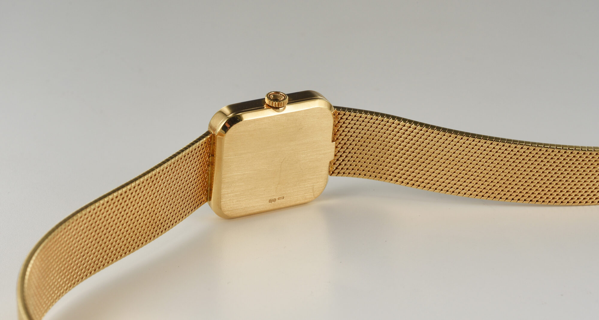 Vintage 1976 Rolex Cellini watch 18K Yellow Gold with Diamonds/Lapis dial Ref.4628 - Image 10