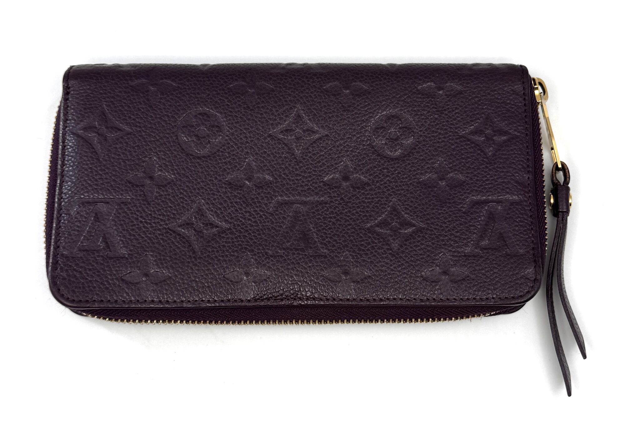 Authentic Louis Vuitton Monogram Implant Portefeuille Sucrette Wallet M60359