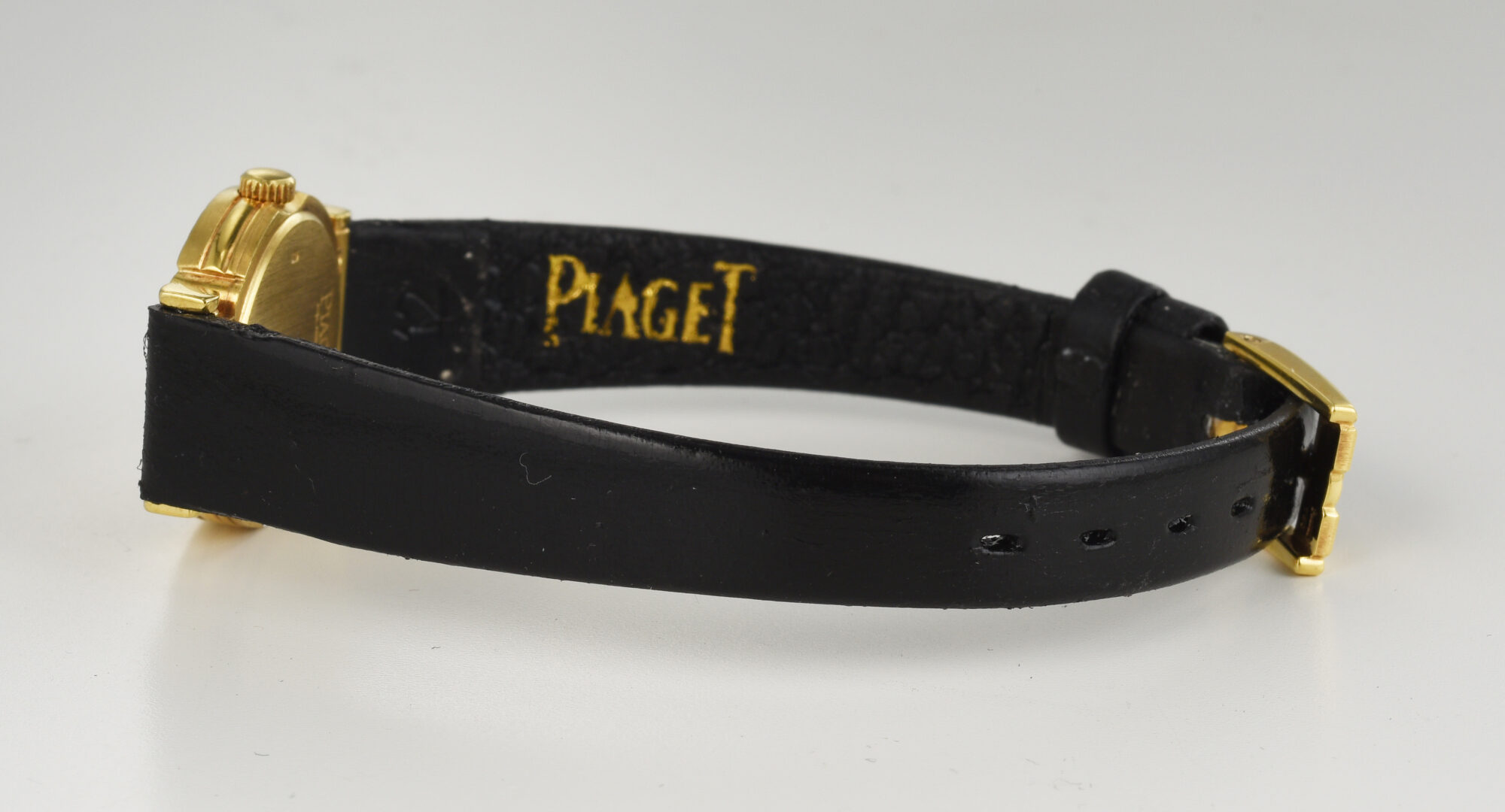 1980s Ladies Vintage Piaget Polo watch 18K Yellow Gold watch w/Diamonds Ref.8245 - Image 7