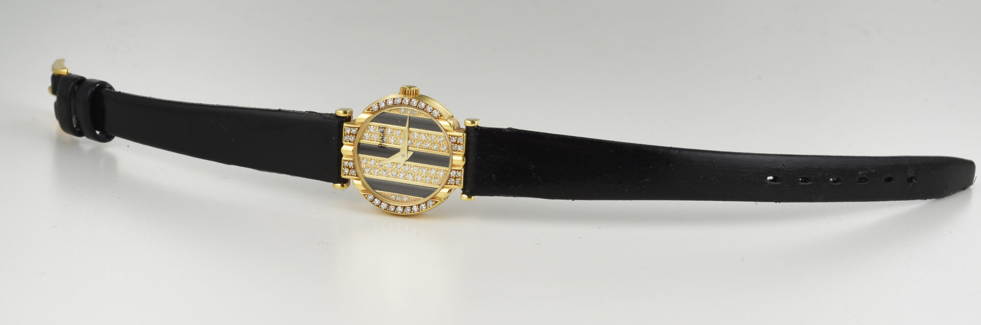 1980s Ladies Vintage Piaget Polo watch 18K Yellow Gold watch w/Diamonds Ref.8245 - Image 10