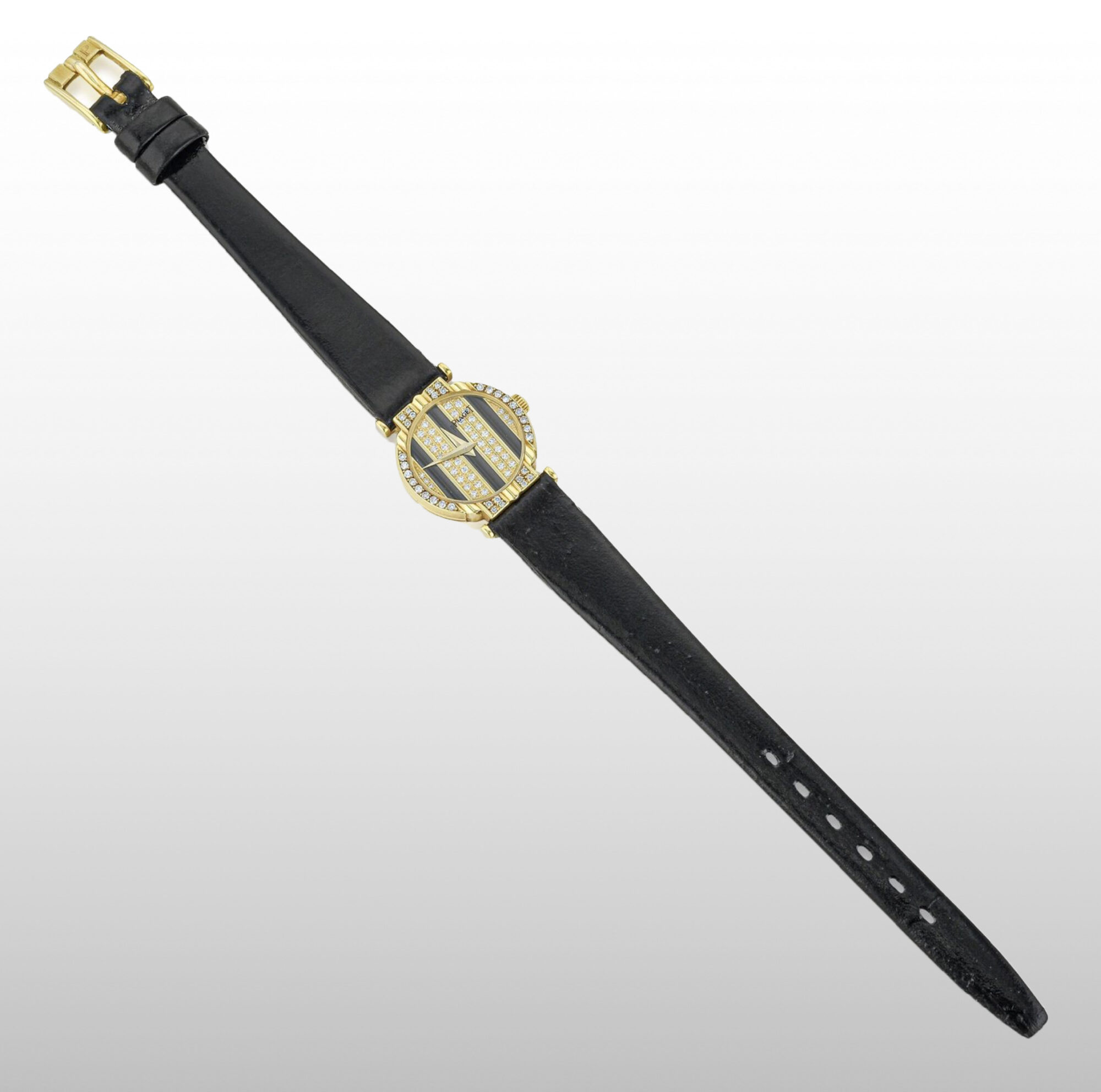 1980s Ladies Vintage Piaget Polo watch 18K Yellow Gold watch w/Diamonds Ref.8245 - Image 5