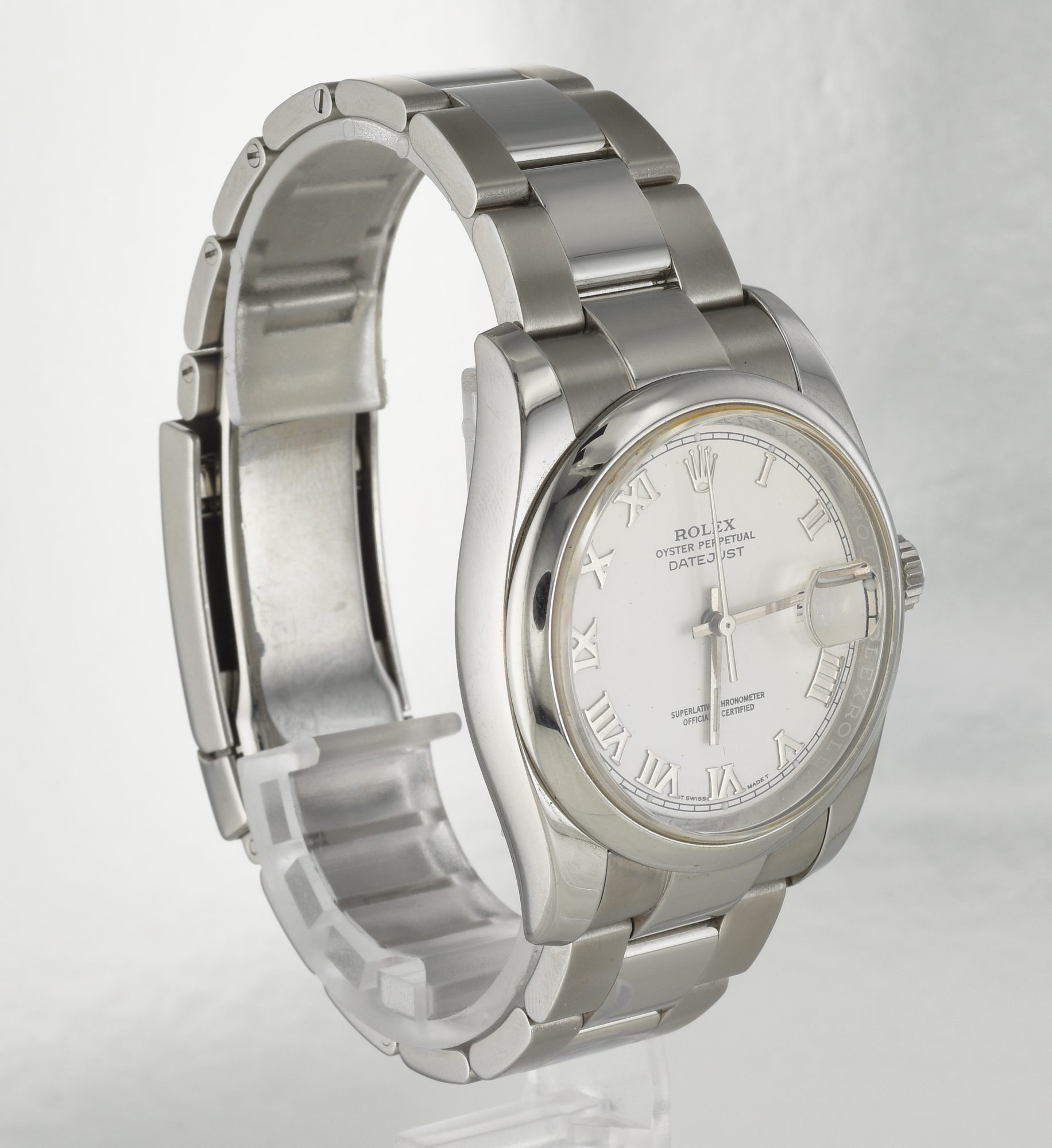 Men's Rolex Oyster Perpetual DateJust Automatic Stainless Steel watch Ref.116200 - Image 4