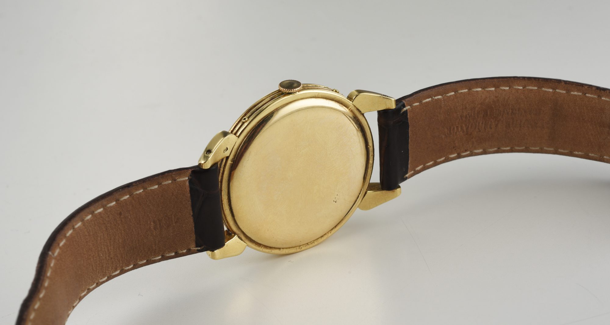 Vintage 1950s Movado for Tiffany & Co. Triple Date watch 14K Yellow Gold Ref. 44820 - Image 10