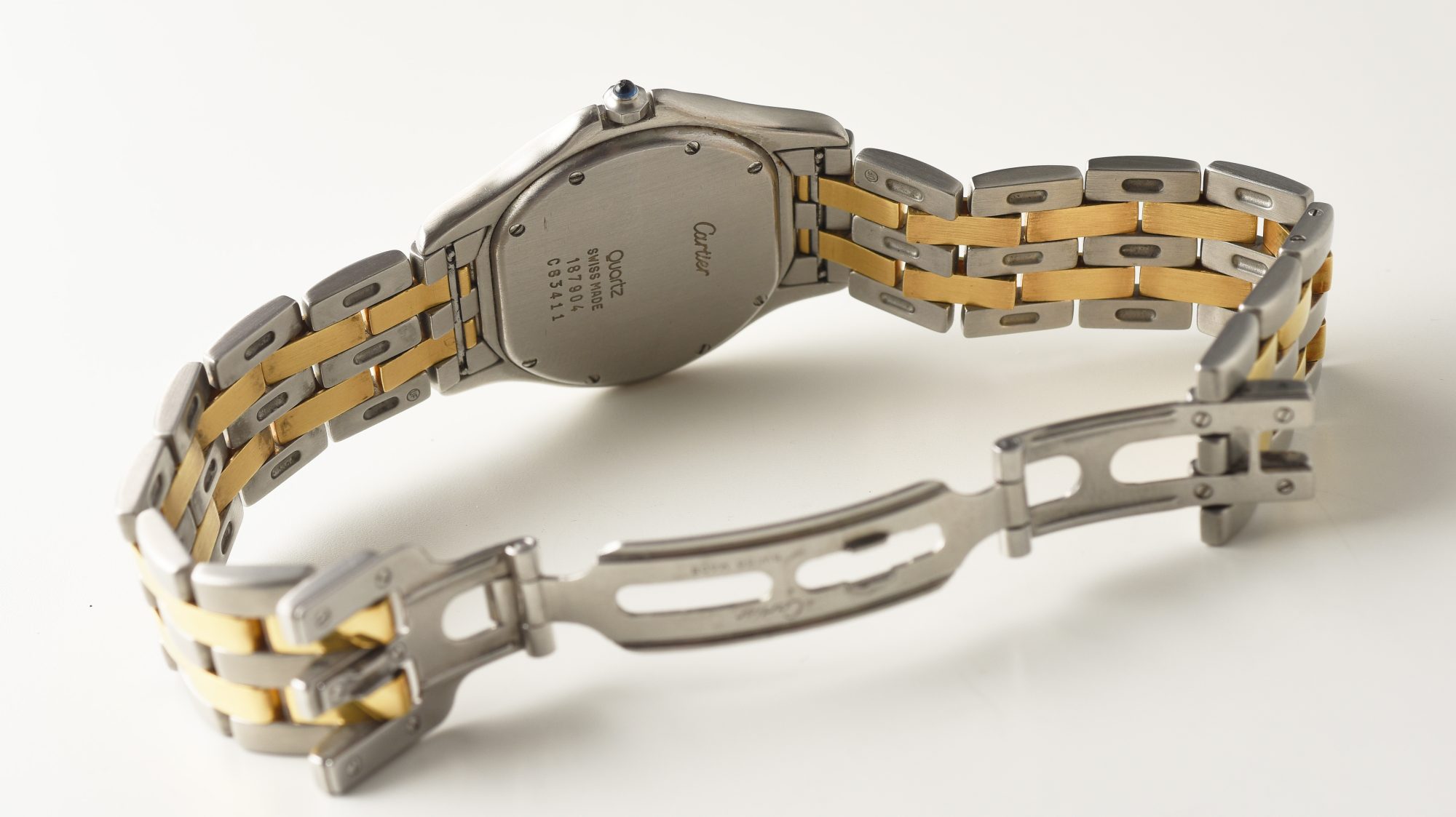 Cartier Panthère Cougar Stainless Steel &18K Yellow Gold Quartz watch Ref.187904 - Image 7